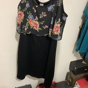 Bongo dress floral black lbd dress